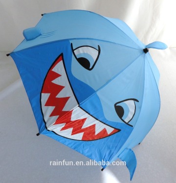 Shark safety cartoon umbrella children umbrella