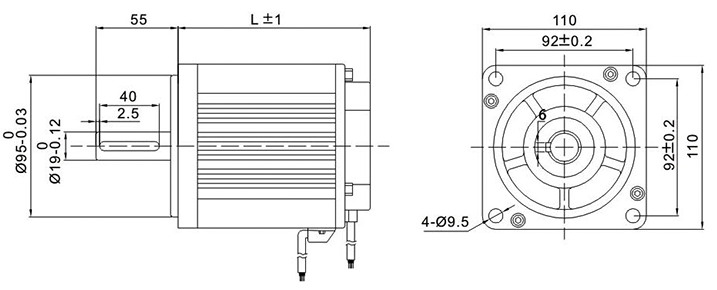 1200w 310v Bldc Motor