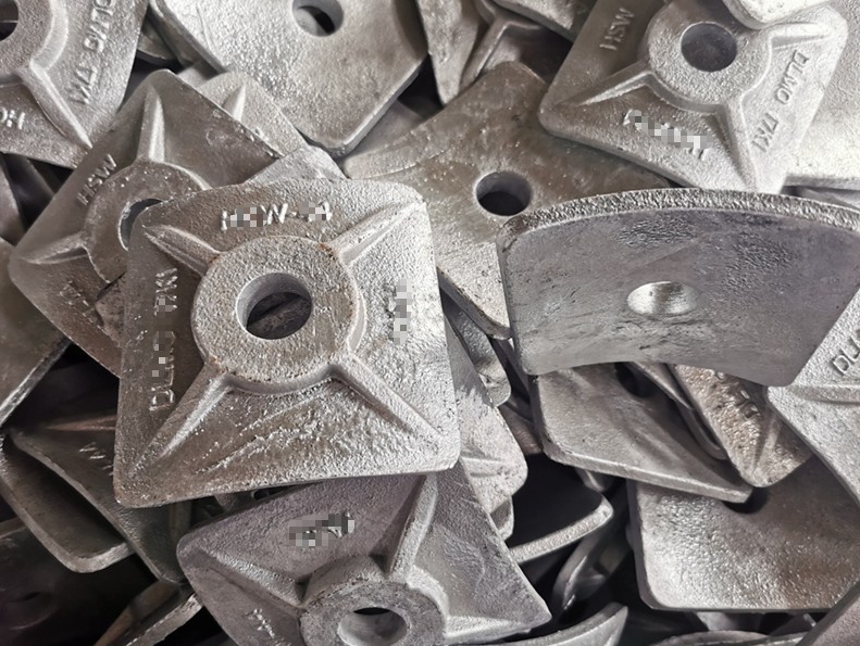 3X3 négyzet alakú ívelt öntött gömbgrafitos öntött gömbölyű alátét