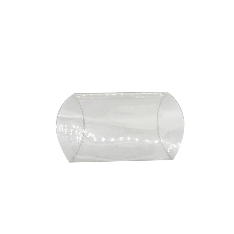 Gift craft folding clear plastic pillow box