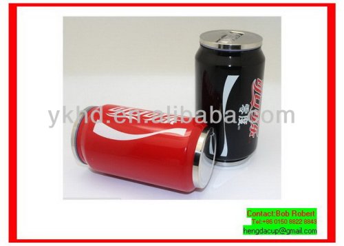 Popular best sell cola can shape stainless steel thermal