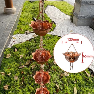 Aluminum Copper Metal Bell Rain Chains for Roof - Rain Chain Manufacturer