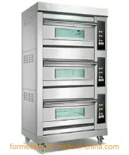 3-Deck 9-Trays Gas Layered Oven Digital Deck Oven Bakery Oven