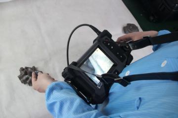 Pressure vessel inspection borescope