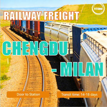 Chengdu to Milan Italy Railway Freight Service