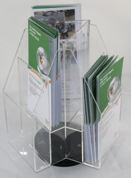 Rotatable Acrylic Brochure Display Sc1207