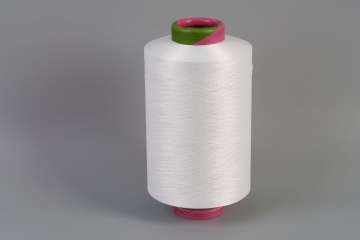 Spandex polyester covering yarn air wrapped yarn