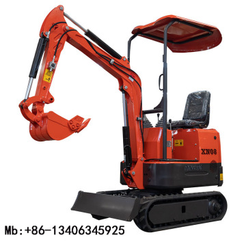 Micro excavator 0.8ton 1ton 1.2ton with bucket