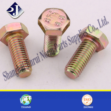 7/16 UNC hex bolt and nut hex hd bolt