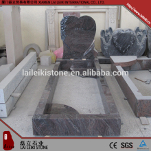 China alibaba german style Paradiso bush hammered poland granite tombstone