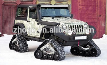 Jeep wrangler rubber track conversion system SUV PICKUP conversion system