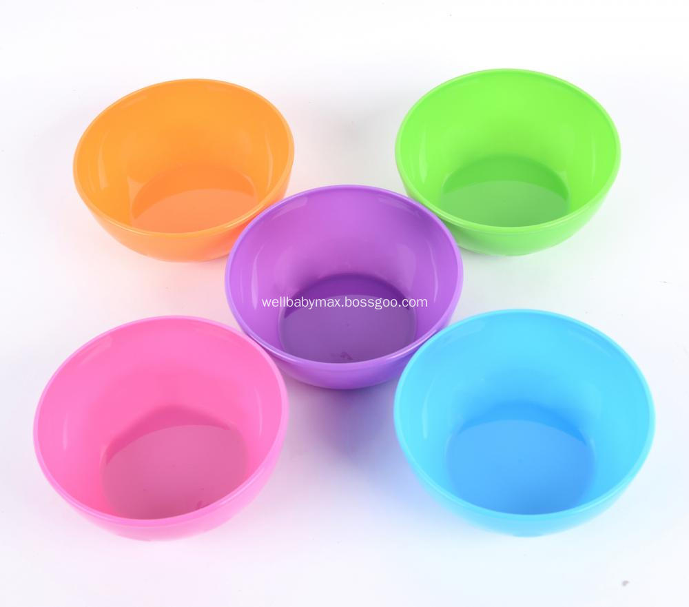5 Pcs Mult Colors Baby Feeding Bowls