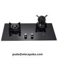 Tempered Glass Table Top Double Gas Burner