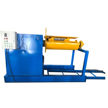 Automatic sheet metal coil loading uncoiler
