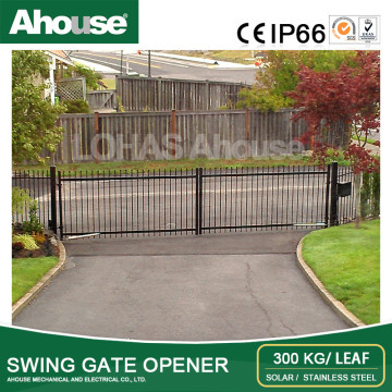 Solar Powered Dual Swing Gate Kit/Automatic dual swing gate opener/single solar gate opener