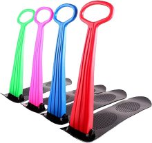 Winter Sports Toys: Folding Sliding Ski, Snowboard, Outdoor Ski Sled Scooter & Plastic Snow Scooter Sled