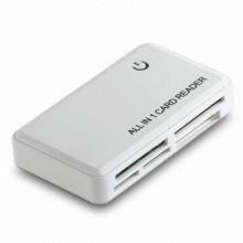 USB2.0 Card Reader, Supports CF, MS, M2, TF, XD and SD Memory Cards