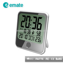 Samll Digital Alarm Clock with RCC function and indoor temperature
