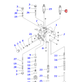 SOUPAPE DE DÉCHARGE DE CHARGEUR KOMATSU WA470-6 421-43-48640