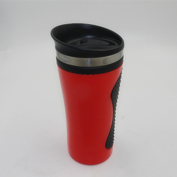 Cute coffee mug with Non-slip silicon sleeve 14 Ounce
