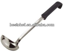 Heat-resistant plastic handle stainless steel Ladle