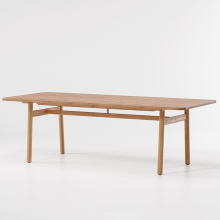 Teak Wood Patio Garden Door and Dining Table Design