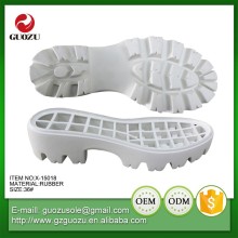 Lady non-slip heel boots sole rubber sole