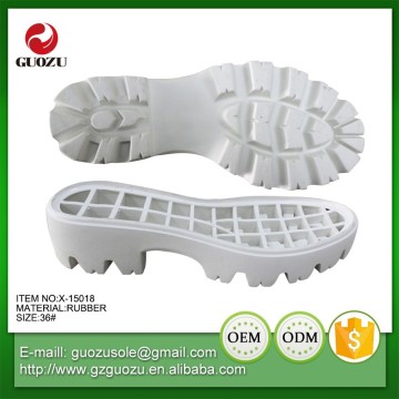Lady non-slip heel boots sole rubber sole