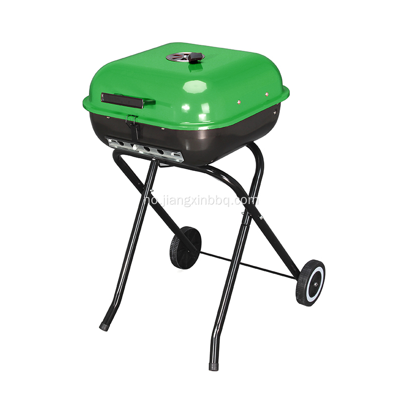 18&quot; kvadratisk sammenleggbar kullgrill