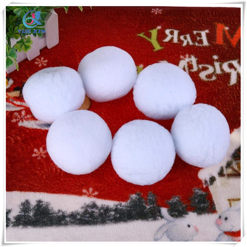 White POM POM Indoor Snow Balls for DIY Crafts Decorations