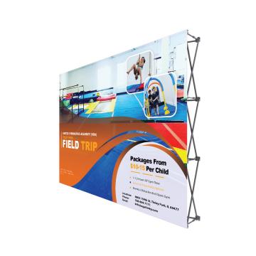 Pop Up Exhibition Stand: Iron Tube Backdrop Wall Display