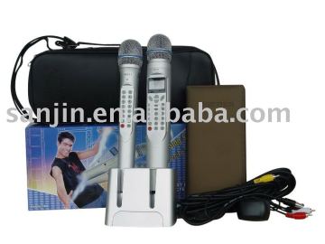 Portable karaoke microphone player (MK6)