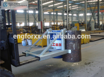 Forklift drum handling attachment