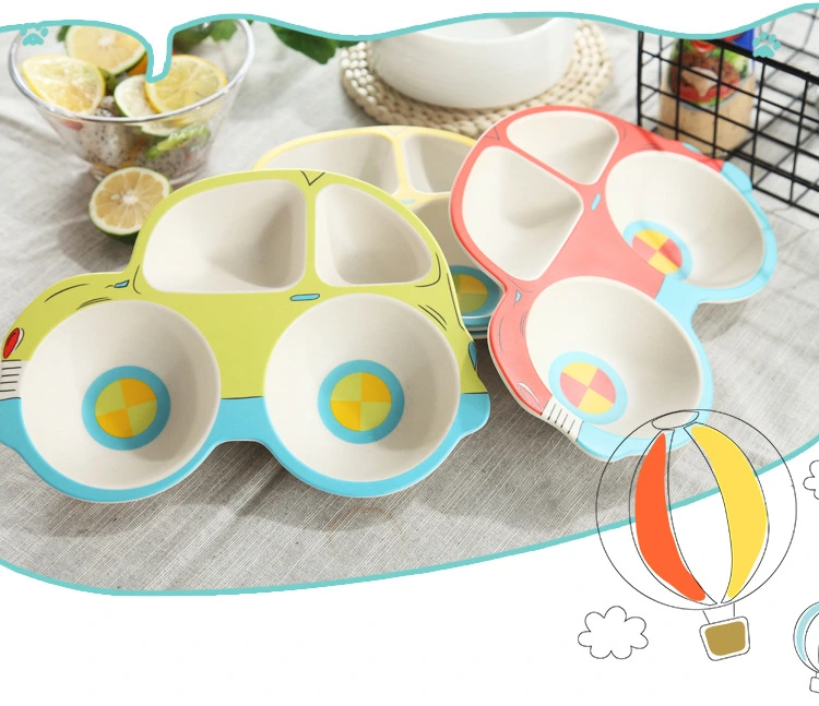 Bamboo Fiber Kids Tableware 5PCS for Party Suppliers