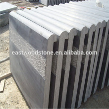 Limestone stone coping for swimming pool