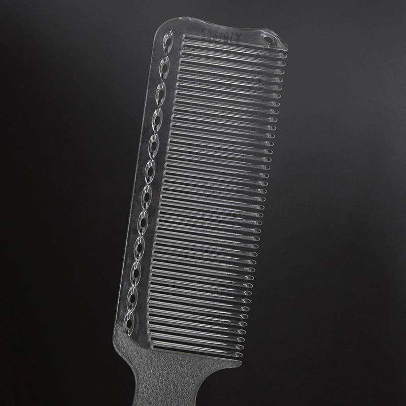 Custom Logo High Quality Hair Combs PRO Salon Hairdressing Antistatic Carbon Fiber Comb for Barber Hair Cutting