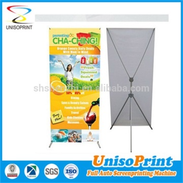 Outdoor persist durable X banner display stand