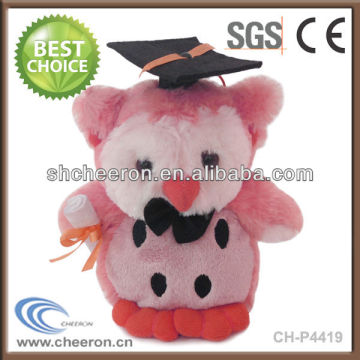 Cute owl plush toy Graduation owl plush