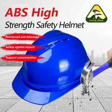 Durable Blue ABS 08V Breathable Helmet for Safety