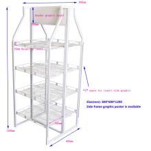 Hotel supplies daily necessaries iron display rack