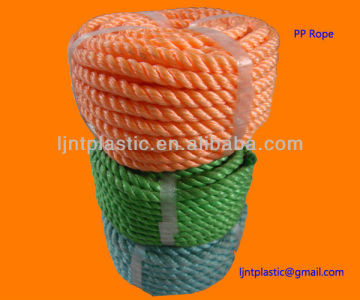 Twisted polypropylene rope ,color rope manufcaturer