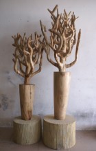 abstract wooden sculpture art artifact