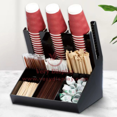 Counter Table Paper Cup Dispensateur, Dispensateur en tasse en acrylique