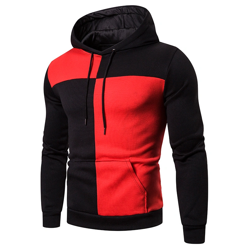 New Creative Spliced Sleeve Casual Sports Hoodie