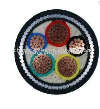 8.7/15KV Copper/XLPE/Steel wire armoured/PVC power cable