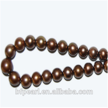 Cultured Tahitian Pearls 16inches AAA 9-10mm Chocolate Loose Pearl Strands