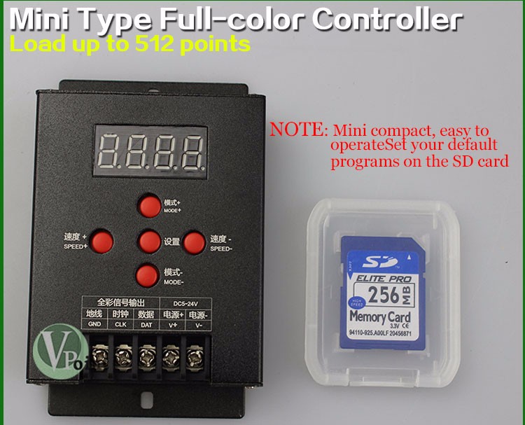 2014 Led Edit software Programmable full-color led pixel controller