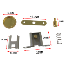 Metal Watch Box with Push Button Lock