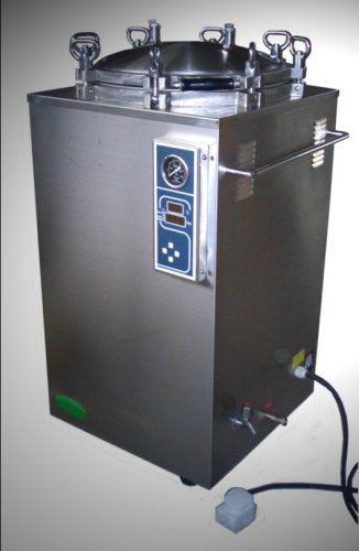 2.5 3  4.5 Kw Automatic Vertical Equipment High Pressure Steam Sterilizer 35l - 100l