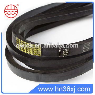 High tension wrapped rubber vee belt whosale
